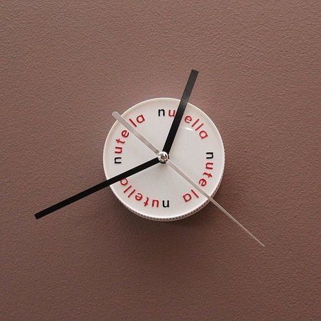 Nutella Clock | 1001 Recycling Ideas ! | Scoop.it
