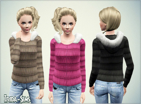 Irida-Sims: Warm jaket by I-s (Outdoor) | Les Sims | Scoop.it