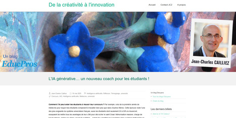 L’IA générative… un nouveau coach pour les étudiants ! – De la créativité à l'innovation | IA générative (IAg) et pédagogie | Scoop.it