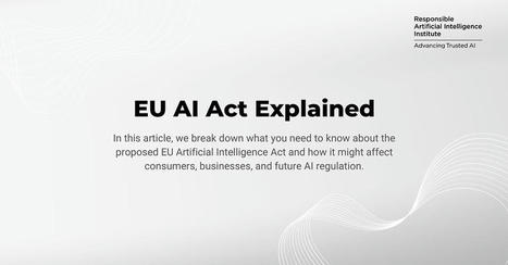 EU AI Act Explained | A Random Collection of sites | Scoop.it