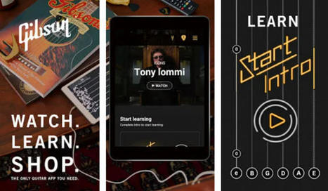 Gibson's new guitar-learning app uses video and AR technology | New Music Industry | Scoop.it