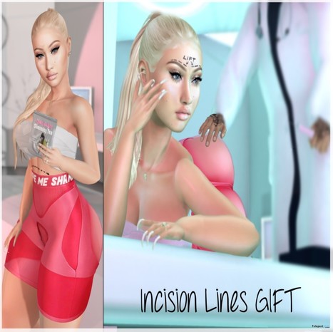 Incision Lines Face Tattoo Gift by Jourda Boutique | Teleport Hub - Second Life Freebies | Second Life Freebies | Scoop.it