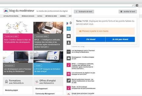 Testapic : améliorer son site web en le faisant tester par de vrais utilisateurs | Web design | Scoop.it