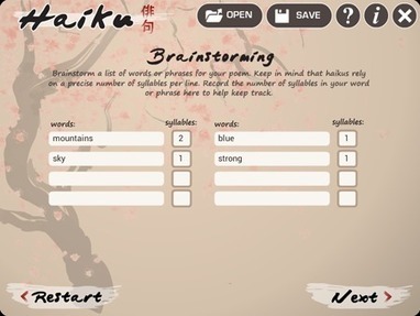 Haiku Poems - ReadWriteThink app for students | iGeneration - 21st Century Education (Pedagogy & Digital Innovation) | Scoop.it