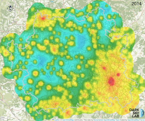 🌌✨ Moins de lumi&egrave;re&hellip; plus d&rsquo;&eacute;toiles ! Regardez bien cette animation 👇 Entre 2014 et 2024, le ciel nocturne au-dessus des C&eacute;vennes est devenu nettement plus sombre en milieu de nuit. Le bleu&hellip; | P... | LIGHTING-Innovation-Design | Scoop.it