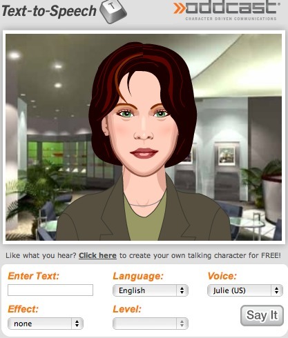 Best Text-to-Speech Demo: Create Talking Avatars and Online Characters | SitePal TTS Demo | Digital Delights - Avatars, Virtual Worlds, Gamification | Scoop.it