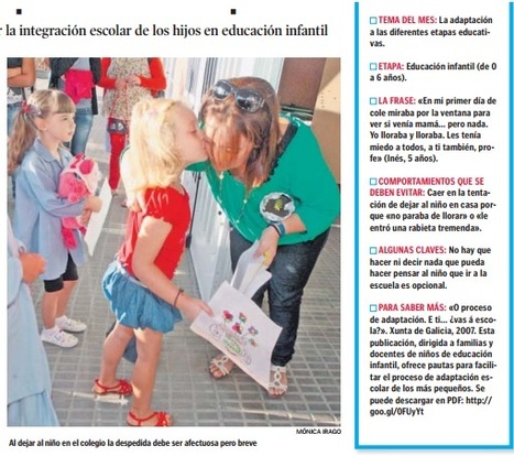 "Sobrevivir al proceso de adaptación" - Pautas para familias para facilitar la integración en infantil | Recursos para la orientación educativa | Scoop.it