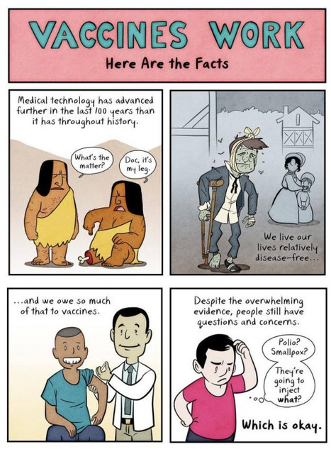 Vaccines Work Comic (aka get f-ing vaccinated) | Crimes Against Humanity | Scoop.it