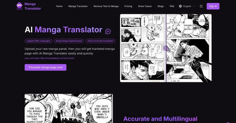 Manga Translator: Multilingual Manga Translation Tool | Innovation and Technology | Scoop.it