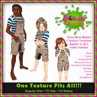 Soken Kids Mesh: Soken KidsLabz TD | 亗 Second Life Kingdom of Kids 亗 | Scoop.it