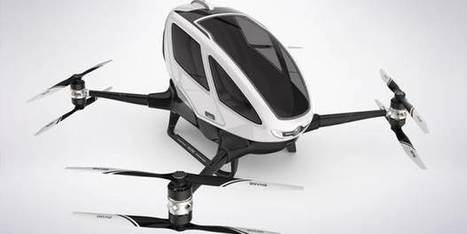 Ein-Mann-Quadcopter Ehang 184 startet Testflüge | #Drones #PassengerDrones #Technology | 21st Century Innovative Technologies and Developments as also discoveries, curiosity ( insolite)... | Scoop.it