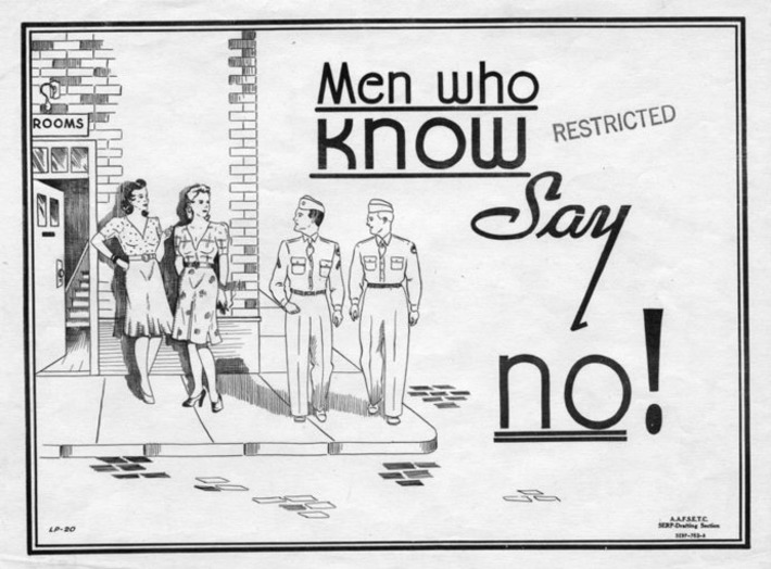 1939-1945 Anti-Prostitution Posters | Herstory | Scoop.it