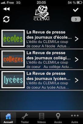 Le CLEMI lance une application mobile | DIGITAL LEARNING | Scoop.it