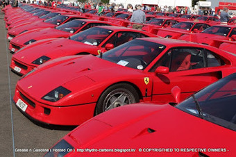 60 Ferrari F40s At Silverstone ~ Grease n Gasoline | Cars | Motorcycles | Gadgets | Scoop.it