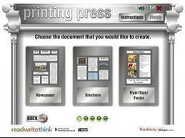 Printing Press - ReadWriteThink | Creating Newspapers in the Classroom | Scoop.it