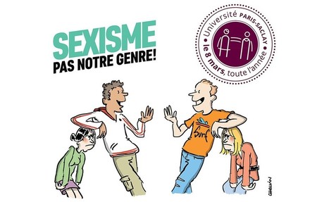 Week of the equality: say no to sexism | Université Paris Saclay | Life Sciences Université Paris-Saclay | Scoop.it