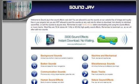 SoundJay, una práctica colección de efectos de sonido para emplear en tus proyectos | Recull diari | Scoop.it