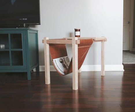 DIY Side Tables With Fabric Magazine Rack: 8 Steps (with Pictures) | Daily DIY | Scoop.it