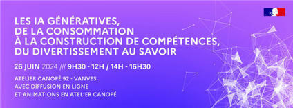 Les intelligences artificielles génératives, de la consommation à la construction de compétences | Veille Éducative - L'actualité de l'éducation en continu | Scoop.it