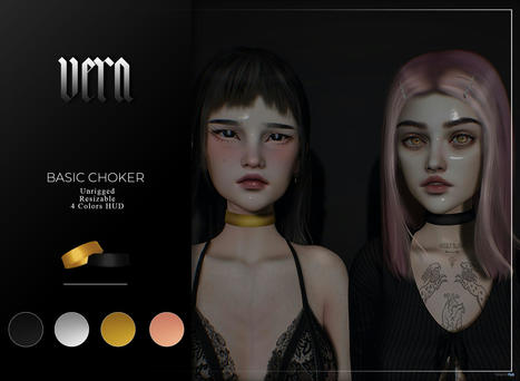 Basic Choker June 2021 Gift by VERA | Teleport Hub - Second Life Freebies | Second Life Freebies | Scoop.it