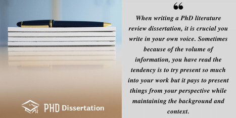 Phd dissertation advice