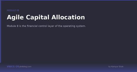 Agile Capital Allocation | VWCG OS | From Around The web | Scoop.it