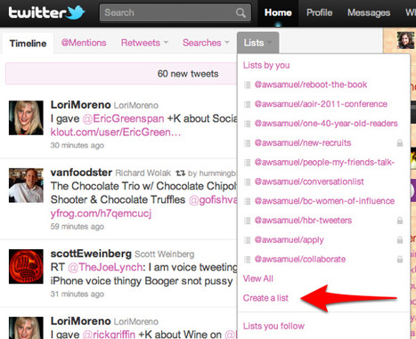 4 easy steps to creating a Twitter list from your conference backchannel | Infotention | Scoop.it