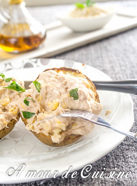 pomme de terre en robe des champs rillettes de thon - Amour de cuisine | Plats et recettes rapides, idées de menu de semaine sain et facile | Scoop.it