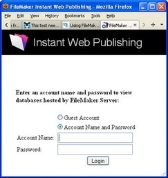 Web Publishing My Database | FileMaker Forums | Filemaker Info | Scoop.it