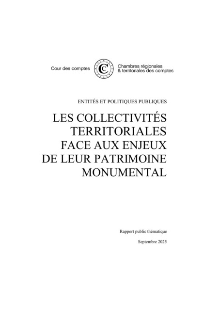 Enjeux du patrimoine monumental - Un sujet majeur pour les collectivités territoriales, qui n’est pas toujours reconnu à son vrai niveau | Veille juridique du CDG13 | Scoop.it