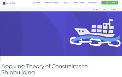 Applying Theory of Constraints to Shipbuilding | A-Dato.com | Theory Of Constraints | Scoop.it