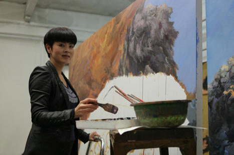 Chinese Artist Yu Hong Paints the Eternal Struggles of Life and Death in Her Beijing Studio | What's new in Fine Arts? | Scoop.it