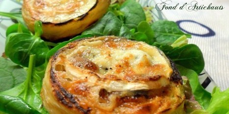 Chèvre doré sur fond d’artichaut / amuses bouches | Plats et recettes rapides, idées de menu de semaine sain et facile | Scoop.it