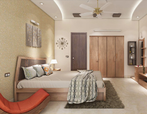 Bed With Wardrobe Designs In Kataak Interior Designer For