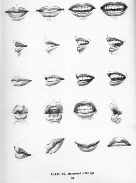 👀 Body parts 👀  Mouth drawing, Lips drawing, Drawing tutorial