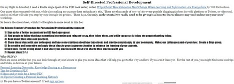 Self-Directed Professional Development | 21st Century Learning and Teaching | Scoop.it