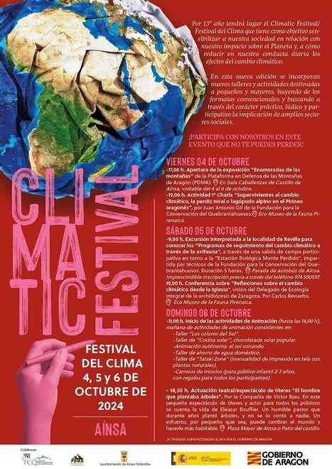 Festival CLIMATIC à Ainsa du 4 au 6 octobre | Vallées d'Aure & Louron - Pyrénées | Scoop.it