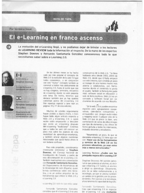 El E_Learning en Franco Ascenso_junto a Stephen Downes (entrevista completa) | Tecnología educacional | Web 2.0 | Educación, TIC y ecología | Scoop.it