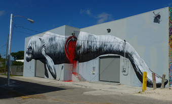 ROA New Mural In Miami Your Ultimate Street Art News Site | Art Installations, Sculpture, Contemporary Art | Scoop.it