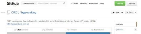 BGP ranking is a free software to calculate the security ranking of Internet Service Provider (ASN) | Latest Social Media News | Scoop.it