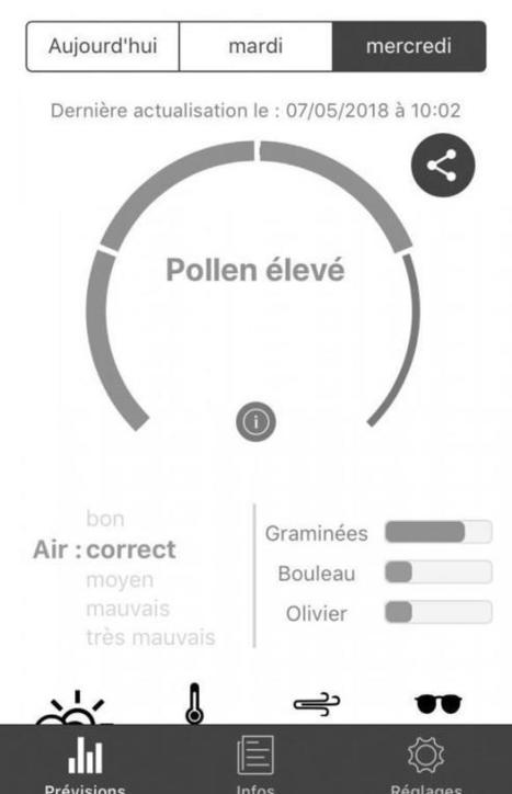 Une application pour prévenir des pics de pollen  | Patient Hub | Scoop.it