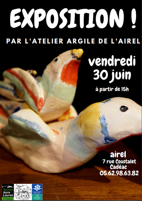 l'Atelier Argile de l'AIREL s'expose le 30 juin | Vallées d'Aure & Louron - Pyrénées | Scoop.it