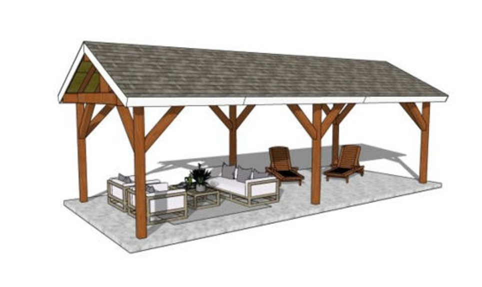 12x30 Gable Pavilion Plans | Garden Plans | Scoop.it