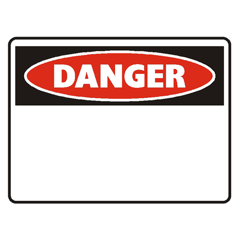 Blank Danger Sign/ Safety Sign! | Creative Signage & Innovative Printing Trends | Scoop.it