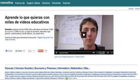 Namathis, un directorio con 8000 vídeos didácticos en español | E-Learning-Inclusivo (Mashup) | Scoop.it