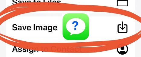 How to Save Photos & Videos from Messages in iOS 13 & iPadOS 13 - OSX Daily | Android and iPad apps for language teachers | Scoop.it