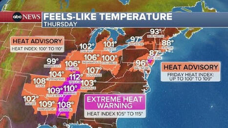 130 million people on alert as hot, sticky weather expected from Texas to Maine - KTLO.com | Operation Deimos | Scoop.it