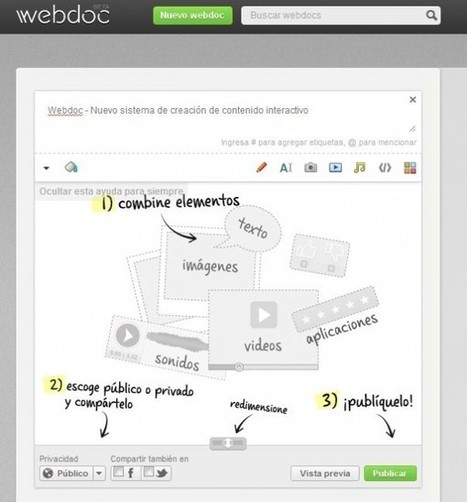 Webdoc – Crea contenido interactivo usando lo que se publica en la web | Bibliotecas Escolares Argentinas | Scoop.it