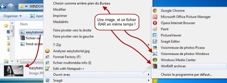 Comment cacher des fichiers importants dans une image JPG sans logiciels ! | Easytutoriel.com | information analyst | Scoop.it