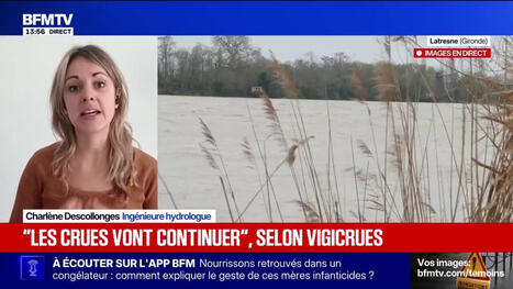 Changement climatique: la Gironde conna&icirc;t une "intensification" des crues et des s&eacute;cheresses, explique Charl&egrave;ne Descollonges, ing&eacute;nieure hydrologue | Plan&egrave;te DDurable | Scoop.it